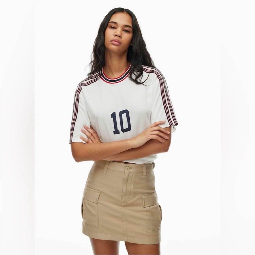 Aritzia TNA Tan Khaki Supply Cargo Micro Skirt Size 6 - Picture 10 of 15